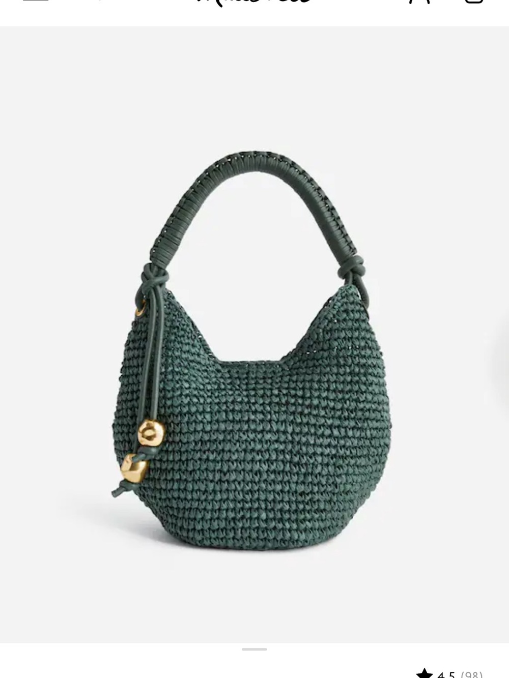 Madewell The Camren Mini Bag in Foraged Green